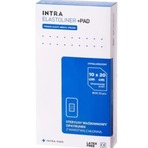 Verband mit Saugeinlage ELASTOLINER+PAD 10cm x 20cm 25Stk